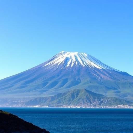 Il Vesuvio che domina il Golfo di Napoli